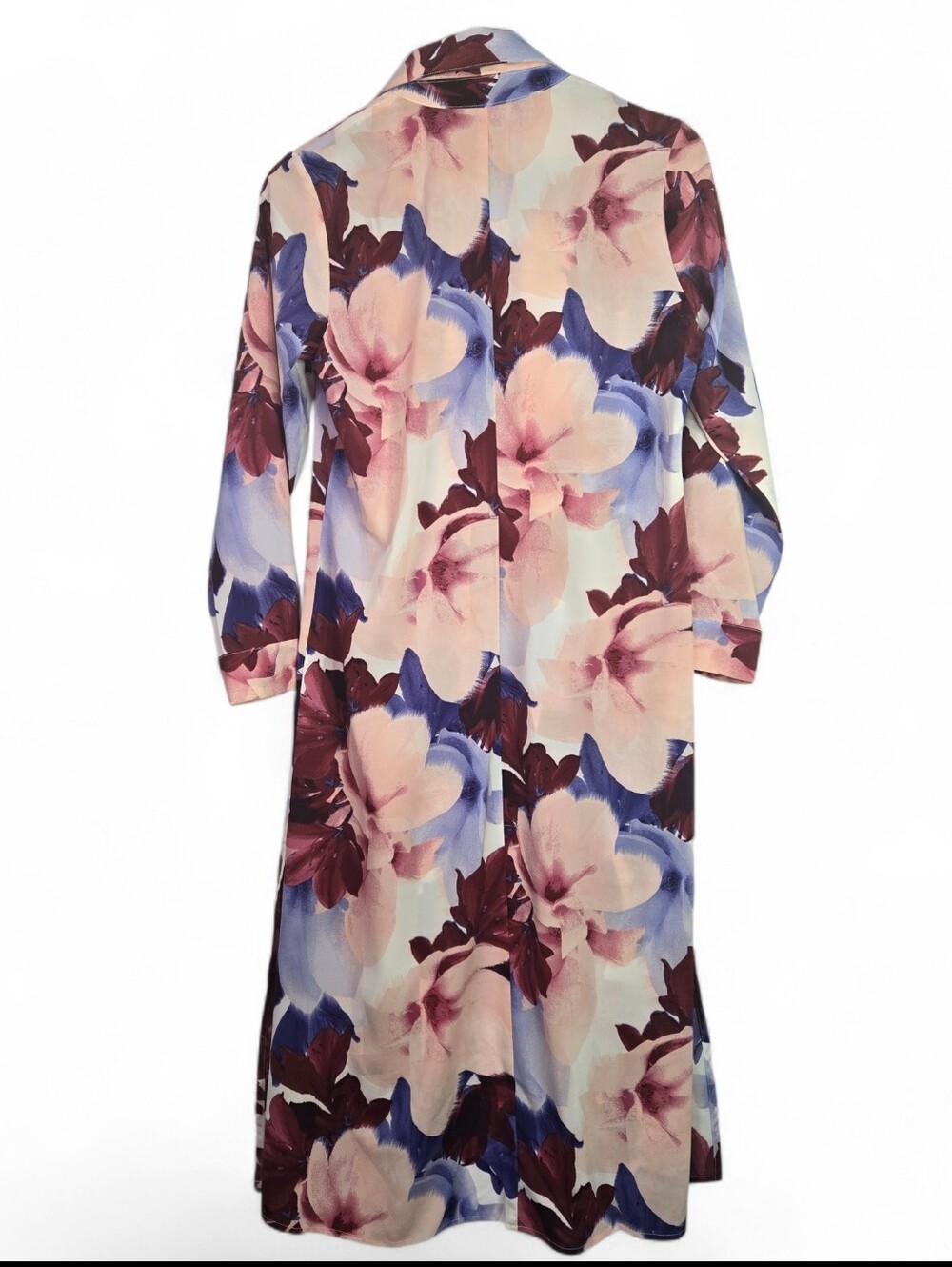 G.I.L.I. Size XXS (Fits XS) Petite open front feminine floral kimono/duster NWT - Picture 9 of 14